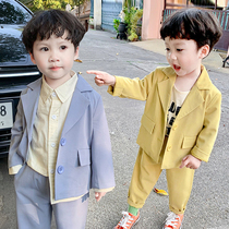 1 Child suit 2 spring and autumn 3 childrens casual suit 4 babys age dress boy three pieces