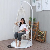 Hanging chair Cushion Double rocking chair bracket Hammock Home courtyard Balcony Outdoor hanging chair Bedroom girl Indoor swing
