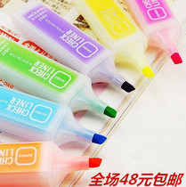 Hobby Creative Candy Color Fluorescent Pen 6261 Students Focus Eye-catching Marker Pen Graffiti Pen Stationery