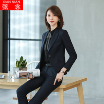 Spring and summer professional clothing temperament goddess fashion manager Formal suit suit Sales office beautician tooling work clothes