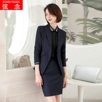 Spring and autumn professional dress womens suit suit fashion temperament professional dress formal female manager OL tooling work clothes