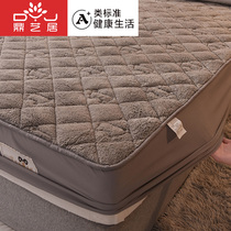 Coral fleece lamb fleece padded bed sheet single piece winter thickened bed sheet Mattress dust cover protective cover Non-slip fixed