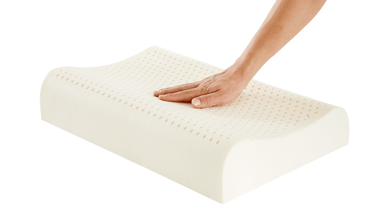 恒源祥泰国乳胶枕头一对成人护颈枕芯颈椎枕天然橡胶记忆枕单双人