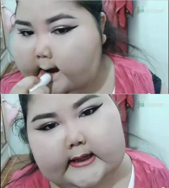 胖妞化完妆男神hold不住!