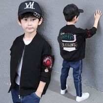 Boys jacket autumn jacket 2021 New Korean version of foreign style spring and autumn childrens boys baseball uniform tide