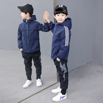 Boys in Chunqiu Suite The new 2022 Yanqi Korean version of the Children's Handsome Network Red and Autumn costume