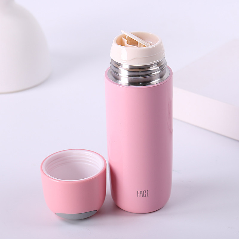 天猫face保温杯男女学生韩版水杯子