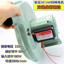 Wuxi Shengju Zhuoxin Chrysanthemum fan DF180 kitchen blower stove fan 180W kitchenware fan