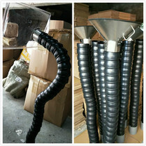 Universal smoking pipe workshop dust suction arm industrial 150 160MM large diameter positioning high temperature bamboo tube