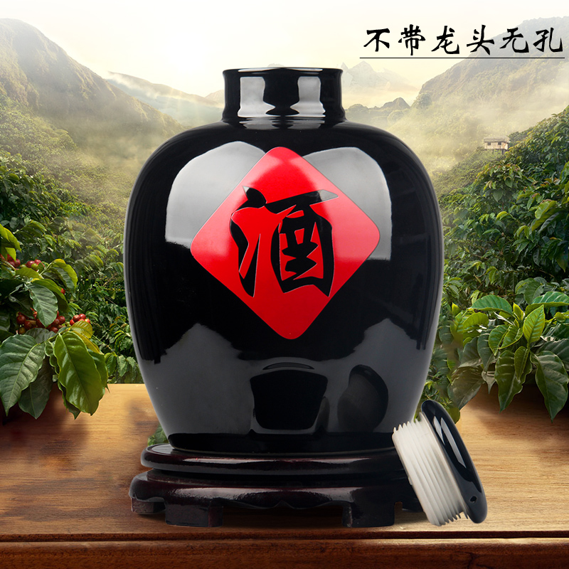 Jingdezhen ceramic jars 10 jins 20 jins 30 jins 50 pounds it bottle seal sharply glaze jar restoring ancient ways