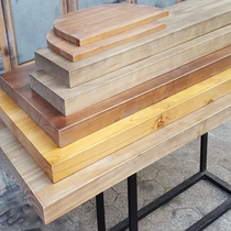 Customized solid wooden board original wooden board table panel partition shelf floor panel bar surface