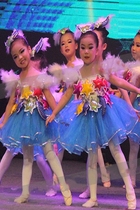 June 1 childrens performance costume Girls happy little stars stage performance kindergarten cute dance gauze skirt costume