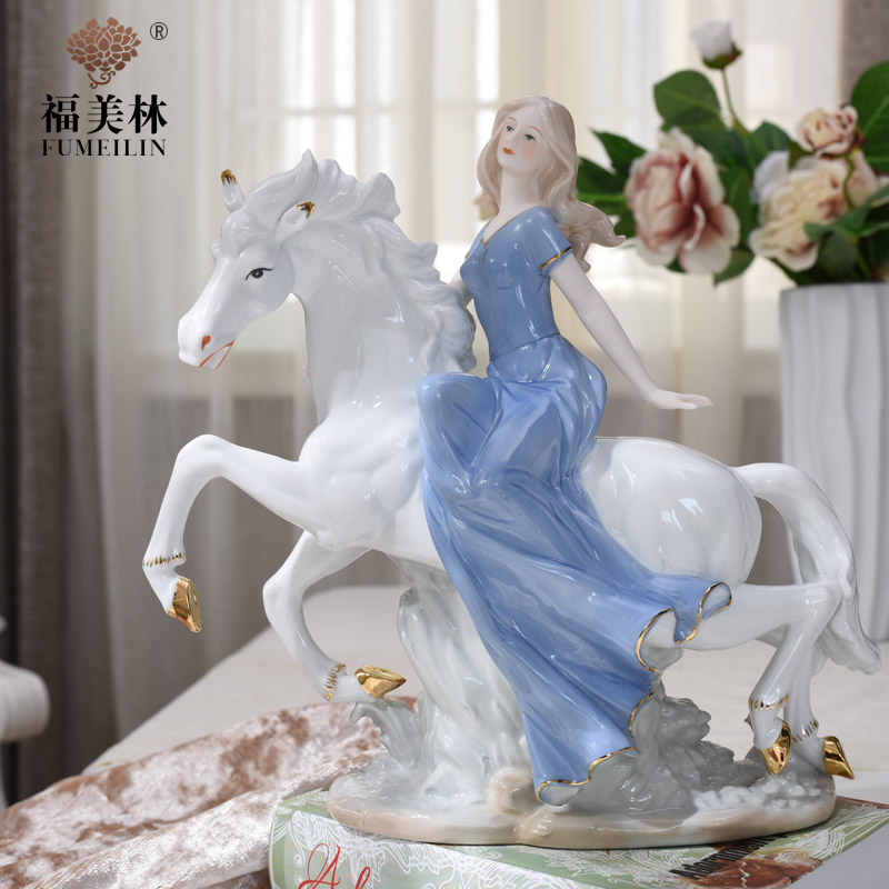 European ceramics handicraft decoration of modern household adornment palace western female sitting room TV ark, furnishing articles