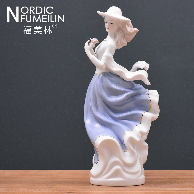 European ceramics handicraft living room TV cabinet furnishing articles creative home wine ark, adornment bedroom indoor decoration