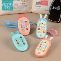 Bainshi childrens music touch screen mobile phone toy charging treasure simulation telephone baby 2 years old 3