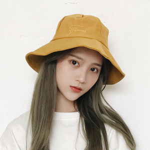渔夫帽女夏韩版百搭日系网红学生遮阳防晒时尚潮太阳帽帽子女夏季