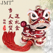 Car pendant lion dance creative car accessories lion unicorn pendant New Year mascot gift Car pendant