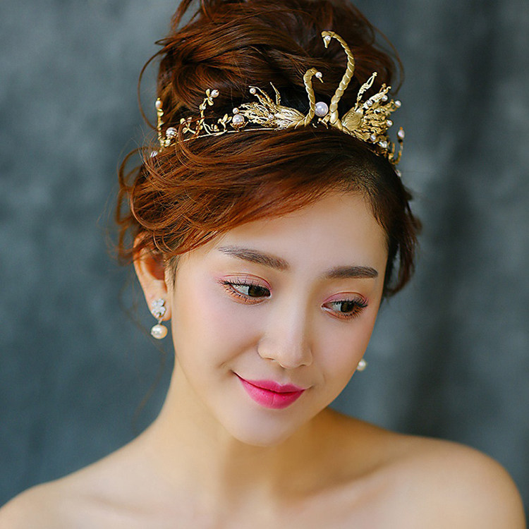 欧式复古水晶大皇冠女王王冠新娘结婚头饰影楼拍照婚纱礼服配饰品