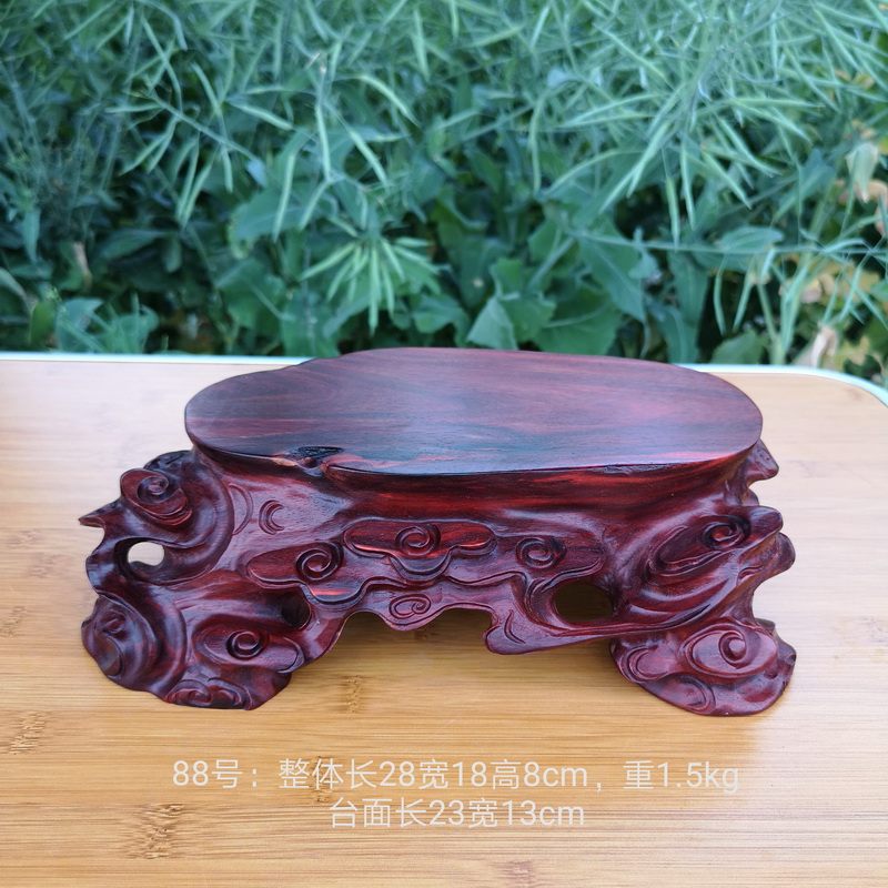 Pianology picking 88 redwood carved base solid wood handicraft furnishing articles base with flowers miniascape base