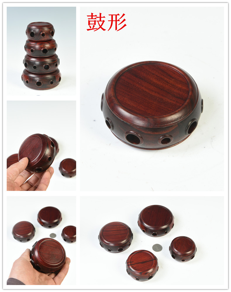 Red acid twigs base solid wood are it base bonsai base wooden wooden jade Buddha base base