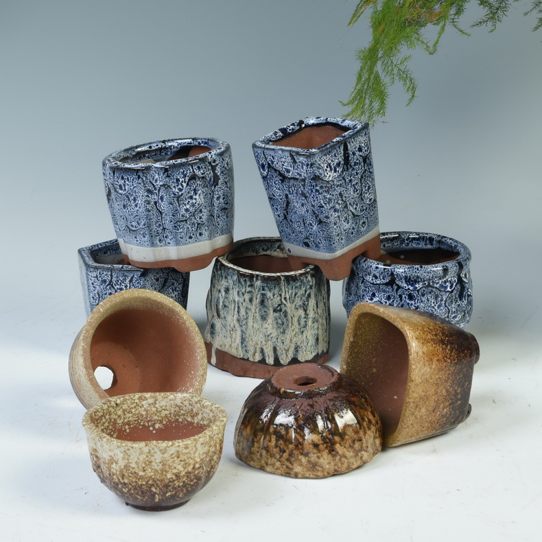 Ceramic flower POTS of meat the plants more creative purple Ceramic flower pot size over potted meat flowerpot move