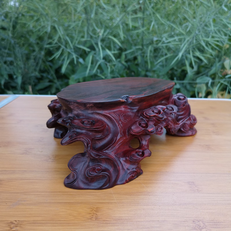 Pianology picking 88 redwood carved base solid wood handicraft furnishing articles base with flowers miniascape base