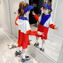 Girl dress autumn dress 2020 new Korean version of foreign atmosphere children children princess dress little girl long sleeve skirt