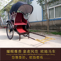 Human-powered electric dual-purpose retro rickets scenic spot pull-up wedding film and television props sightseeing hotel reception