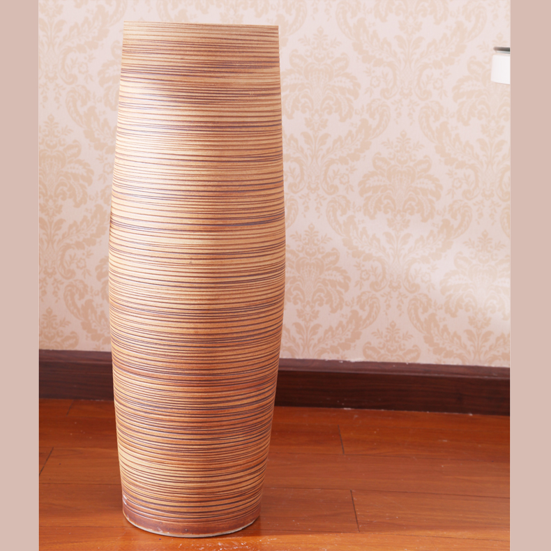 European art ceramics of large vases, jingdezhen I and contracted sitting room soft furnishing articles ceramic flower receptacle