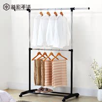 Yicai Nian Hua Simple hanger floor-to-ceiling bedroom household economical coat rack Clothes rack floor-to-ceiling simple and modern