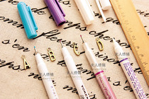 The seller recommends authentic Japanese fine iron head blue cloth pen cloth pen Purple dot pen error pen