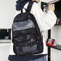 Tide Card Travel Double Shoulder Bag Male Students Pop Ins Backpack Commute Leisure Large Capacity Computer Bag Boomer Cool Bag