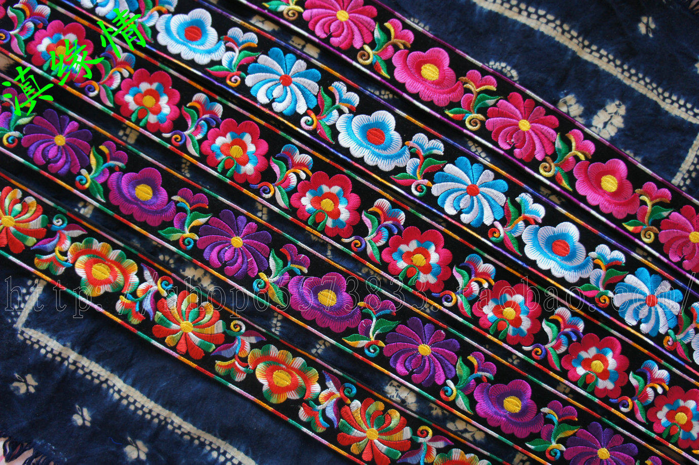 云南时尚民族风百搭中式饰品民族工艺品传统绣花刺绣腰带布艺腰带