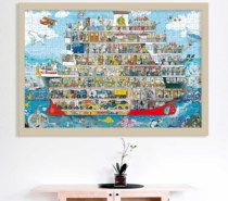 Wooden puzzle 1000 pieces cartoon series 500 adult children decompression puzzle 300 toys gift ideas