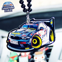 EVO Yishen AE86 car rearview mirror pendant JDM car trend creative personality hellaflush car decoration