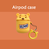 Bear AirPods protective case for Pro Apple earphone case Drop proof 1 2 personality creative silicone female soft shell
