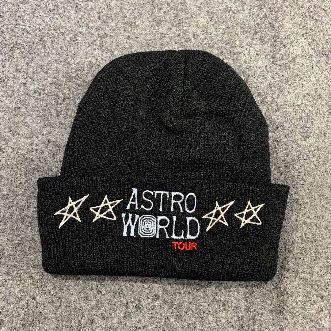 travis scott astroworld tour wish you were here男女冷针织帽