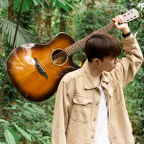 rex Rex guitar Full single folk professional performance Singing music student Unisex acoustic guitar electric box