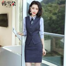 New professional decoration professional suit bank manager olma armored beauty salon hotel front desk work clothes