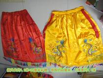 Embroidery 1 2 meters red yellow dragon cloak Buddha clothes Robe Buddha statue statue decoration Yellow Emperor Wukongsa God of wealth Guan Gongyi