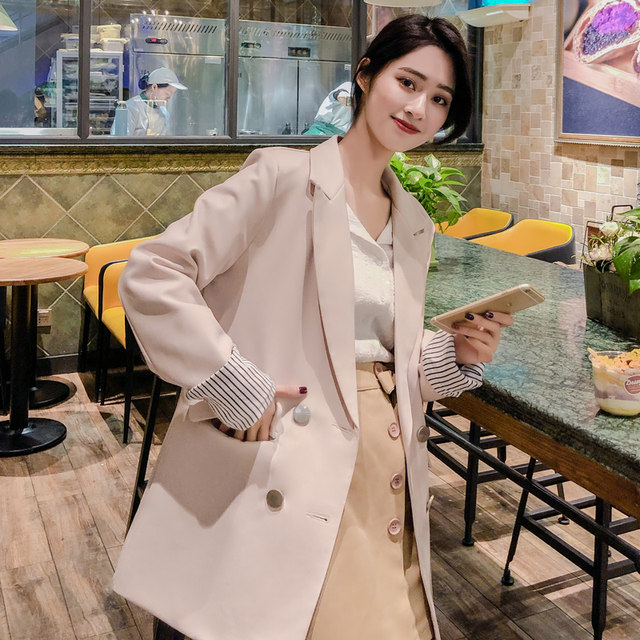 Spring small suit jacket female Korean version of the British wind net red suit ladies casual jacket 2020 new spring and autumn clothing Spring small suit jacket female Korean version of the British wind net red suit ladies casual jacket 2020 new spring and autumn clothing