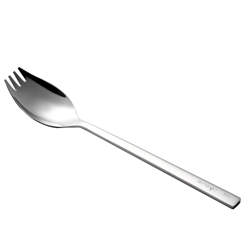 Senseyo304 spork a whole stainless steel spoon, lovely salad fork spoon creative ladles cutlery knife and fork