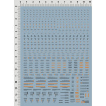 (EVO)MG RB01-2 HIQ style (General warning system) Special water sticker (fluorescent orange gray)