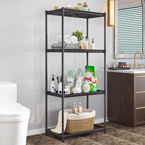 Kitchen shelf floor-standing multi-layer microwave oven stainless steel storage shelf bathroom living room storage rack