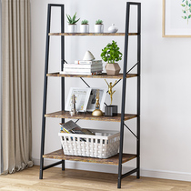 Shelf Floor-to-ceiling Wrought iron bathroom corner shelf Bedroom living room bookshelf Multi-layer kitchen storage storage rack Flower rack shelf