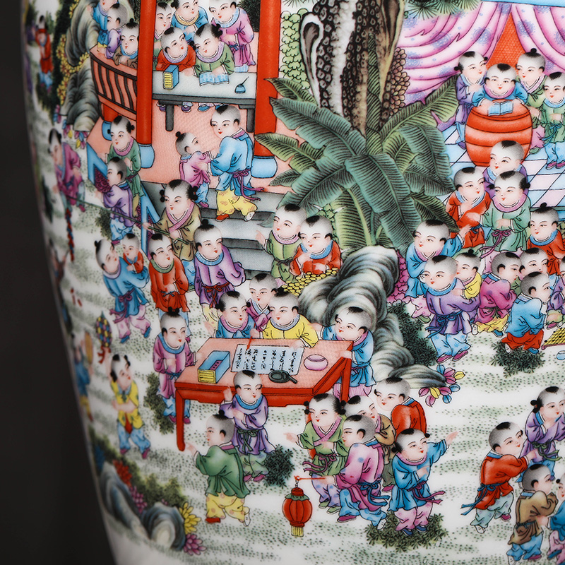 Jingdezhen ceramics vase furnishing articles of new Chinese style of large vases, home living room TV ark adornment ornament