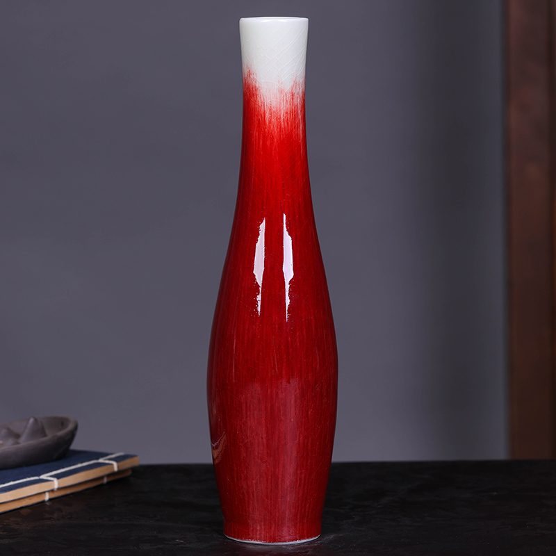 Jingdezhen ceramics vase furnishing articles furnishing articles new Chinese porcelain up the sitting room porch decoration home decoration
