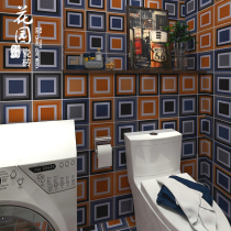 Retro three-dimensional border small tiles living room kitchen wall tiles balcony non-slip toilet tile floor tiles 200*200