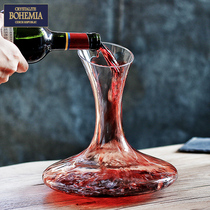 Czech imports Bohemian crystal glass red wine decanter wine Wine Distributor imports Fast decanter