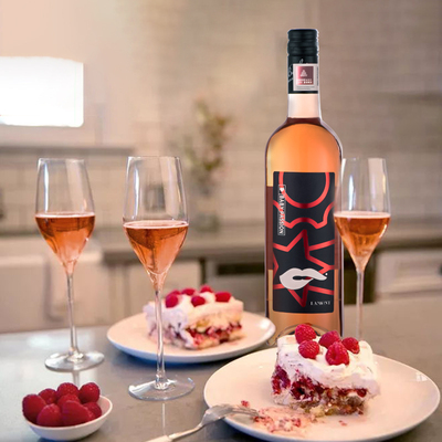 拉蒙法国原瓶进口柏碧桃红葡萄酒甜型红酒原装单支女士